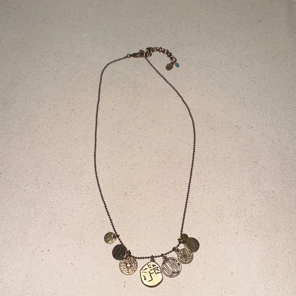 Lucky Brand Gold Charm Necklace